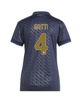 Juventus Federico Gatti #4 Ausweichtrikot für Frauen 2024-25 Kurzarm